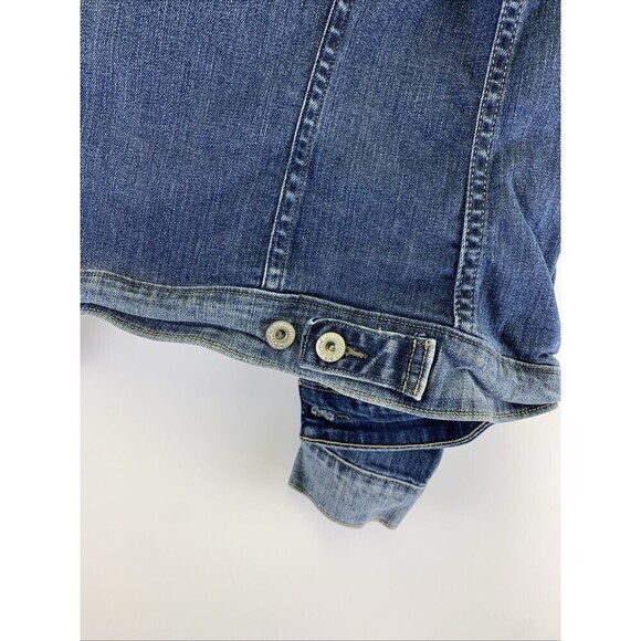 Levi Strauss Denim Trucker Jean Jacket Button Collared Cotton Womens Size Medium - Picture 9 of 16